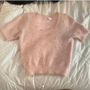 American Apparel fuzzy top